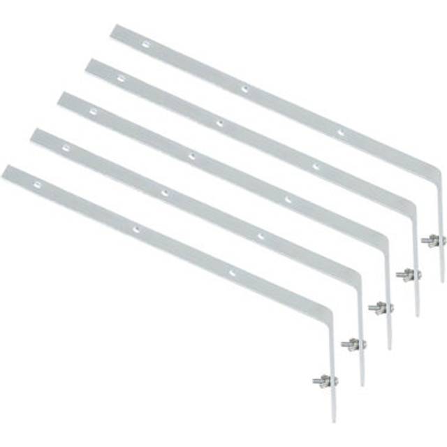 Gutter Top Rafter Bracket Universal Galvanised Steel Fascia Fixing 300mm 5 Pack