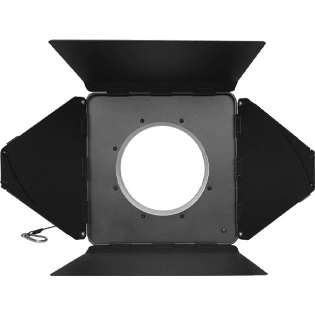 Nanlux BD-NLM light flap attachment with four light flaps and NLM bayonet connection. For Evoke 900C/1200/1200B/2400B.