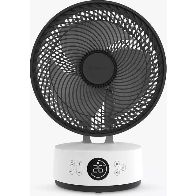 Meaco Sefte 10 Table Air Circulator Fan - Powerful Super Quiet & Low-Energy - White