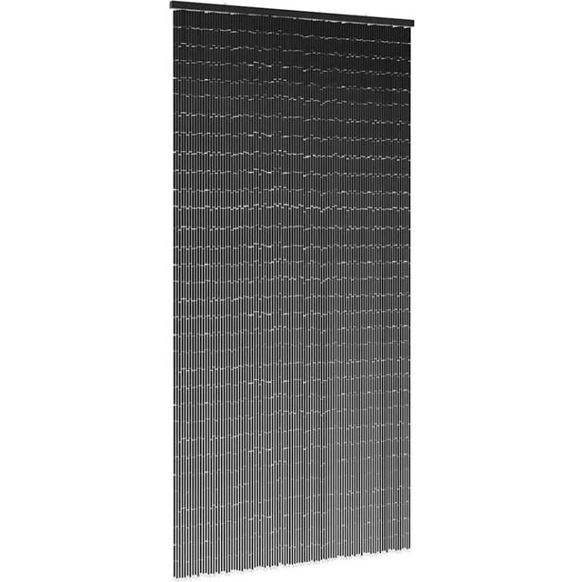 Insektsgardin mörkgrå 100x200 cm bambu