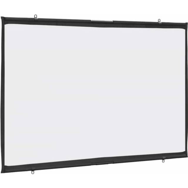 vidaXL Projection Screen Wall-Hanging 72 Inch 16:9 - White