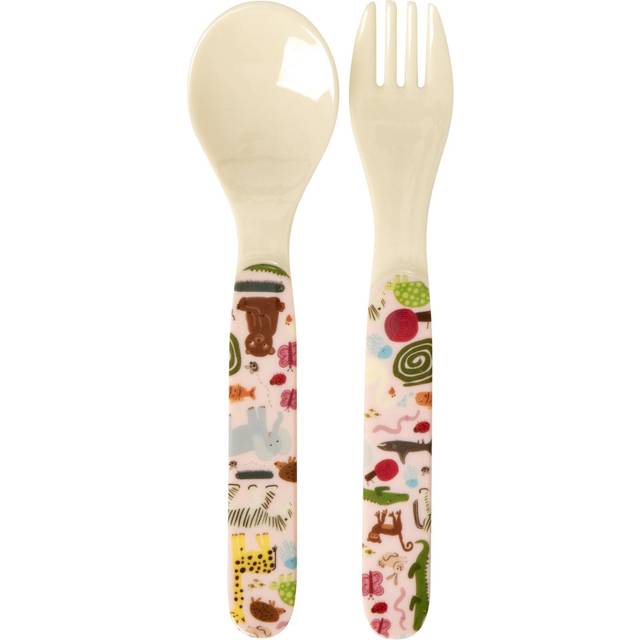 RICE Rice wildlife barnbestick 2 delar Pink - Rosa