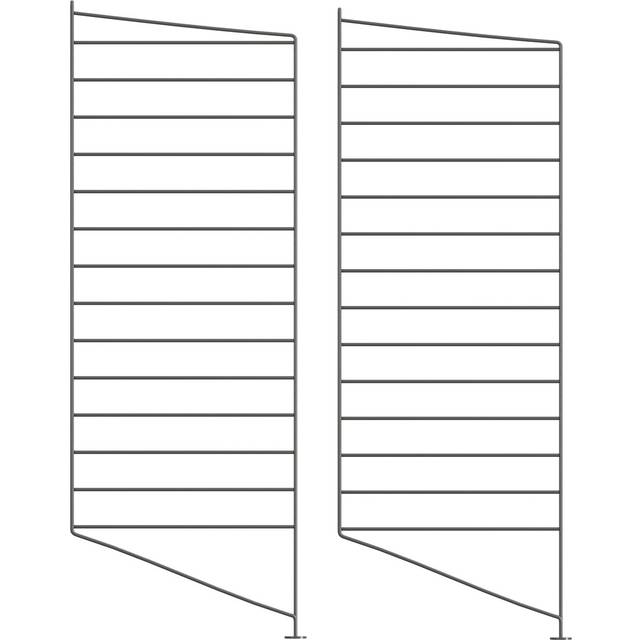 String Panels Floor 30x85 cm 2-pack, Dark Grey