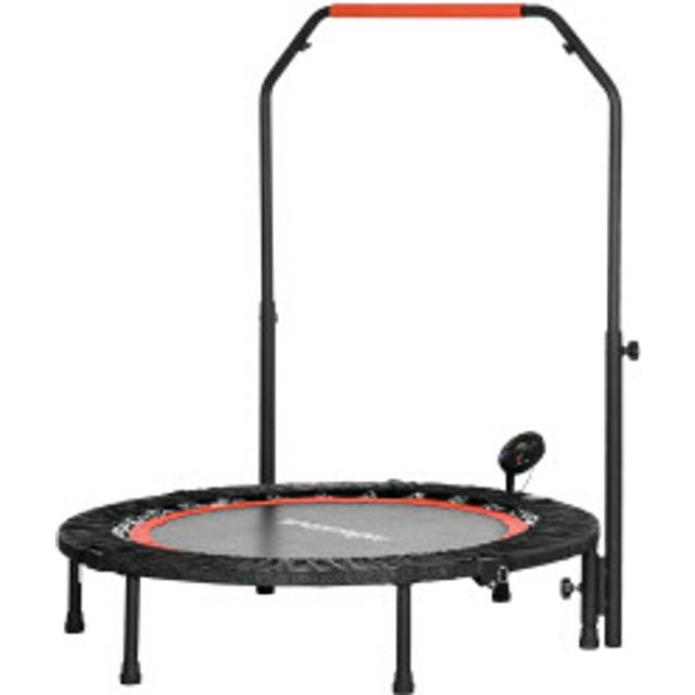 Fitnessstudsmatta 102 cm med LCD och justerbart handtag