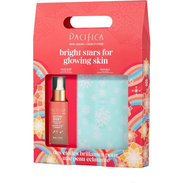 Pacifica Glow Baby Serum & Reusable Mask 2 Piece Gift Set 1 Set