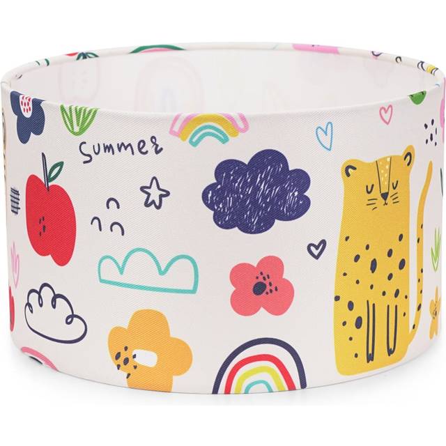 Kids Colourful Doodle Easy Fit Ceiling Light Shade