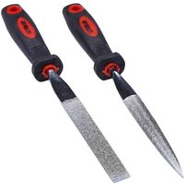 Amtech 2 Piece Diamond File Set Comfort Grip