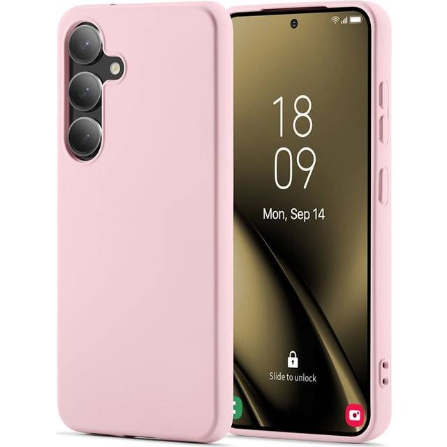 Mobique Samsung Galaxy S25 Edge Mobilskal i TPU, Rosa