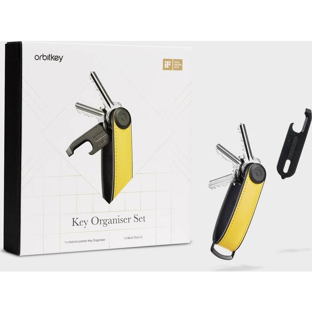 Orbitkey - Key Organiser Hybrid Leather + Multi-Tool v2 Set