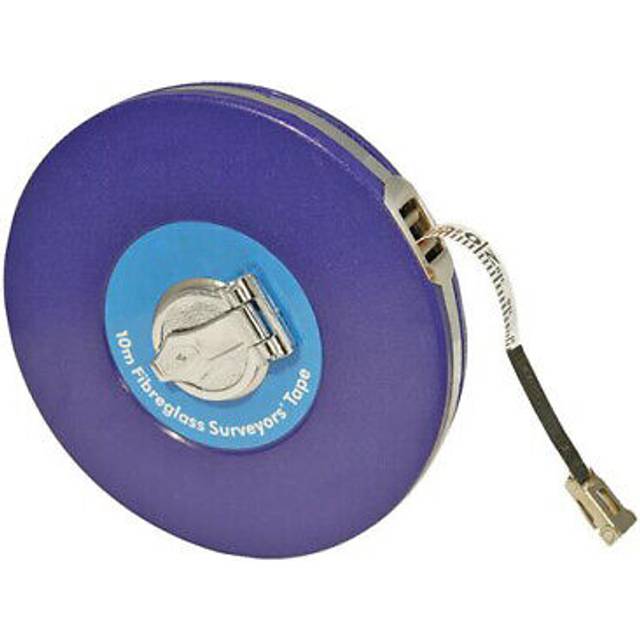 50m / 165 foot long fibreglass tape measure surveyors builders metric imperial