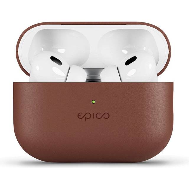 Epico AirPods Pro (2. Gen.) Fodral i Äkta Läder - Brun