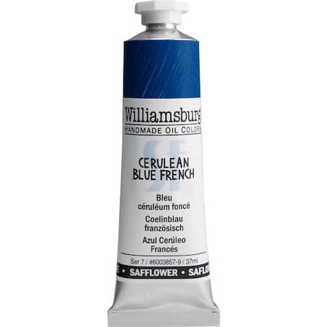 Williamsburg : Oil Paint : 37ml : Safflower Cerulean Blue French