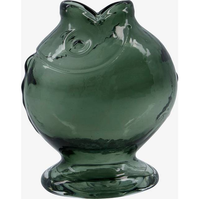 House Doctor Fish vase 17.5 cm Smoky grey