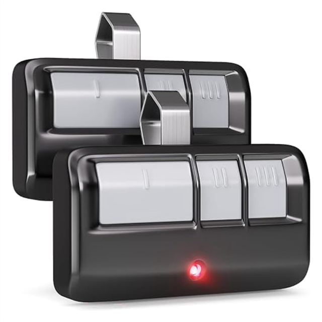 LLhappy-Universal Garage Door Opener Remote for 893MAX 893LM 373LM 973LM 83LM-3 Button Modern Case Design