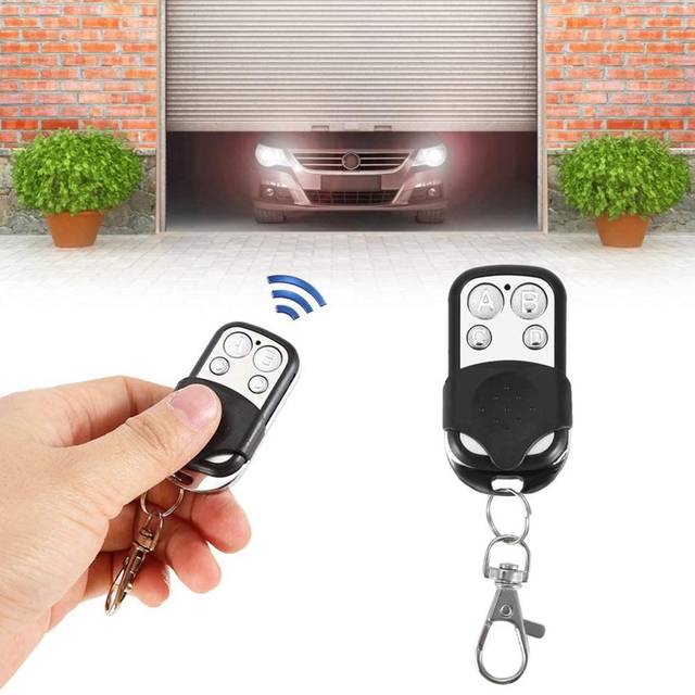 10Pcs Electric Cloning Universal Gate Garage Door Opener Remote Control Fobs 433MHz Replacement Key 10Pcs