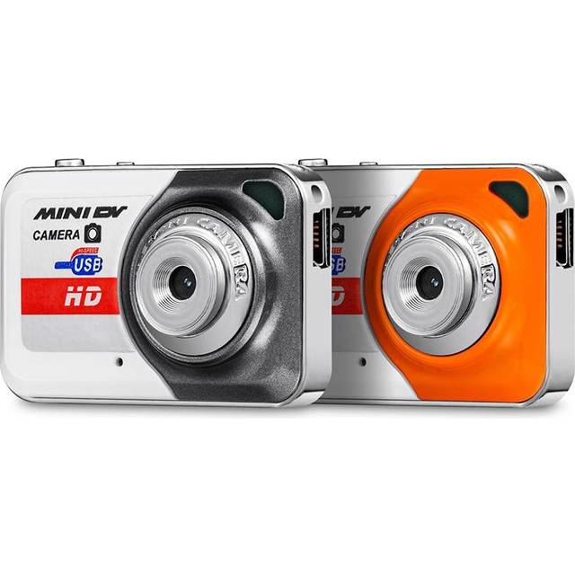X6 Portable Ultra Mini HD High Denifition Digital Camera Mini DV Support 32GB TF Card with Mic orange