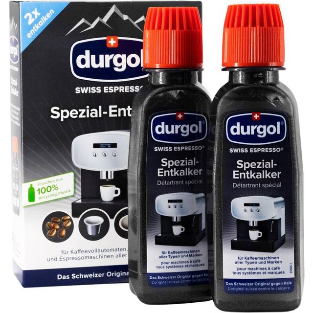 Durgol descaling kit 2 bottles for nescafe dolce gusto espresso coffee machines