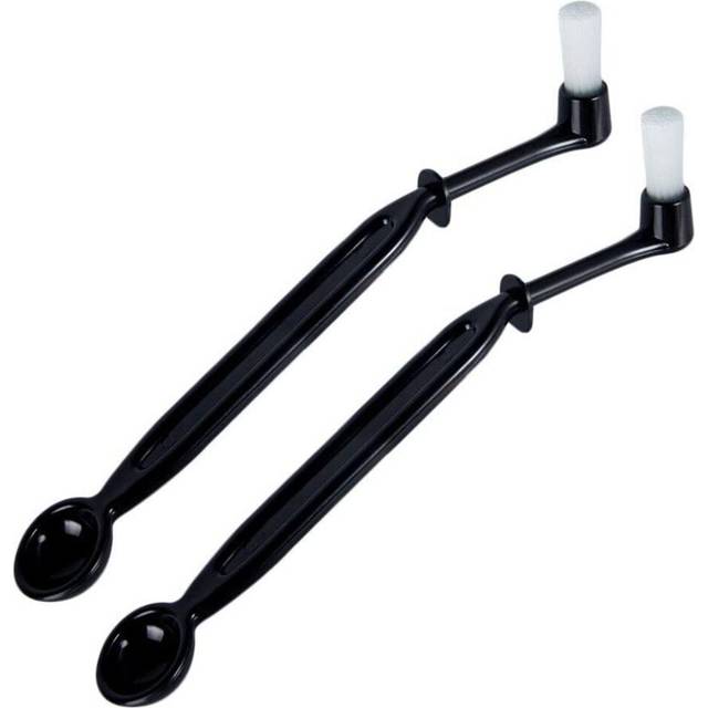 Coffee Machine Brush Cleaner Nylon Espresso Machine Brush Coffee Cleaning Tool with Spoon for Coffee Tool Barista Home Kitchen(2 Pack)
