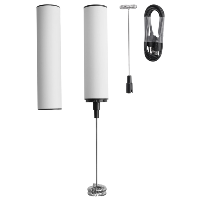 Electric Milk Frother USB Foam Maker High Speeds Drink Frothing Wand