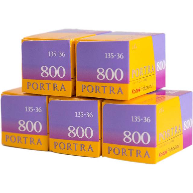 Kodak Color Negative Film Professional 35mm Portra 800 36 sheets of (Set 5)