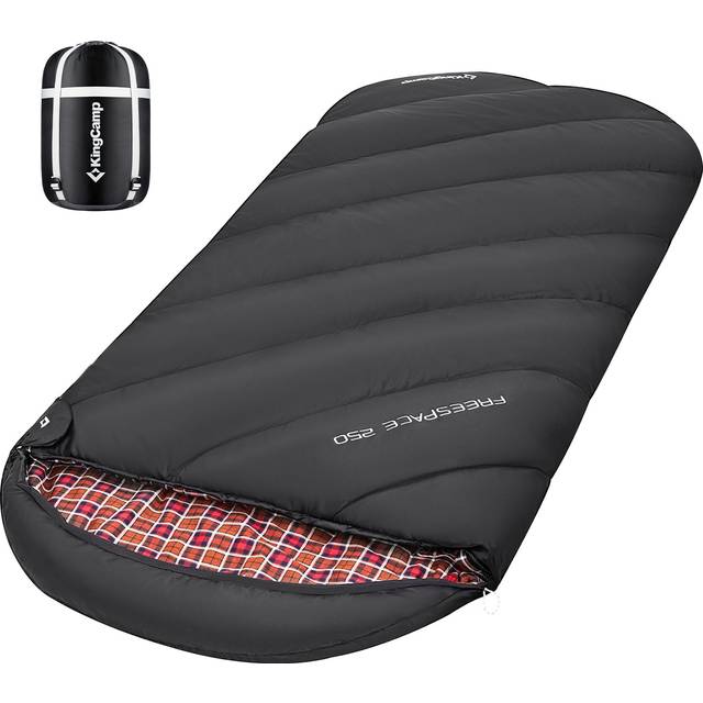 KingCamp Sleeping Flannel For All Envelope Large Width Sleeping Disaster Sleeping in the Connectable Bag, Fabric, Winter, Seasons, Type, Size, 100cm,
