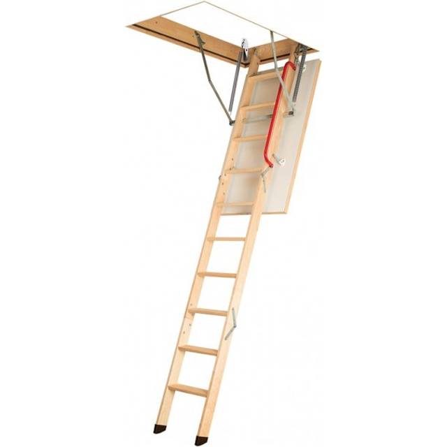 FAKRO LWK Komfort 3 Section 2.8m Timber Loft Ladder - 600 x 1110mm