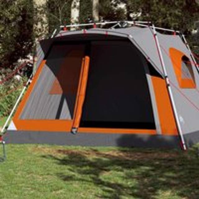 Family Tent Cabin 7-Person Green Quick Release - One Size