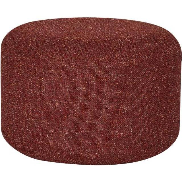 Hübsch - Marshmellow Pouffe Small - Puff - Ochre - ø50xh35cm