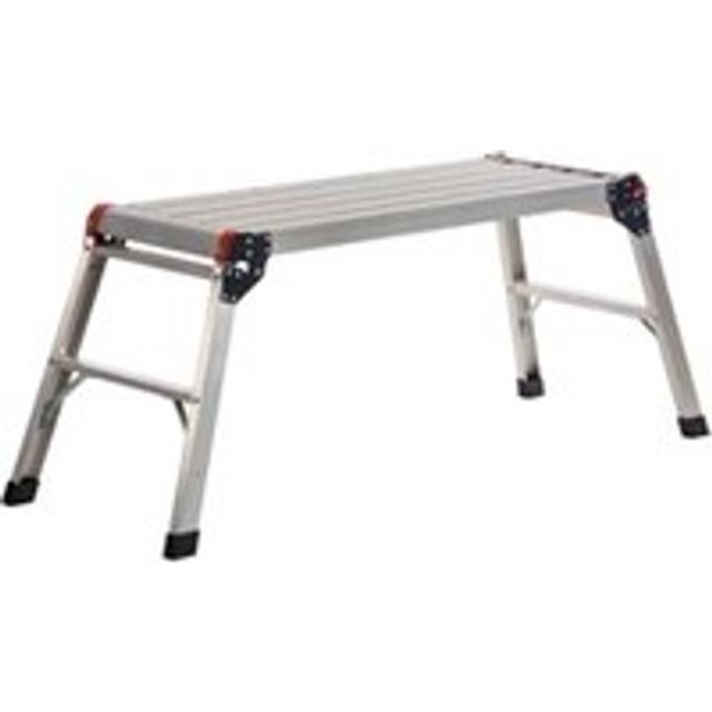 Folding Work Platform; Platform Size LxWxH 900x300x500; 2 Tread Silver