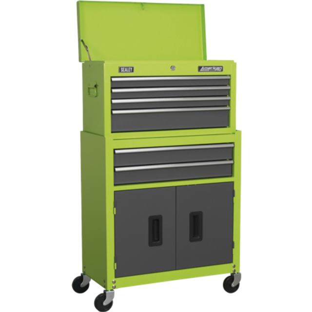 Sealey AP2200BBHV Topchest & Rollcab Combi 6 Drawer Ball Bearing S...