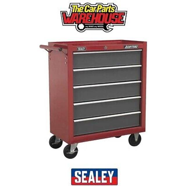Sealey Rollcab 5 Drawer With Ball-bearing Slides - Red/Grey