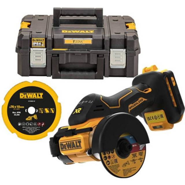 DCS438NT 18v xr Brushless Cut Off Circular Saw 76mm + Multi Diamond Blade - Dewalt