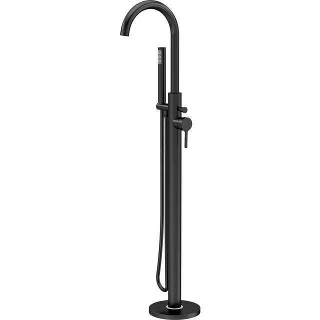 Freestanding Bath Spout - Matt Black (23.1cm)