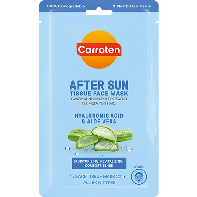 Carroten After Sun Face Tissue Mask