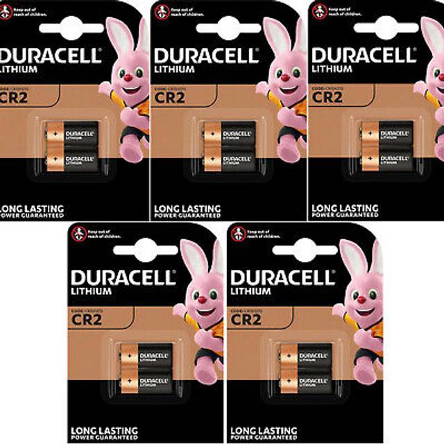 10 duracell 3v lithium cr2 ultra photo batteries dlcr2 cr15h270, cr15270, cr2l