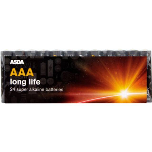 ASDA Long Life Super Alkaline AAA Batteries