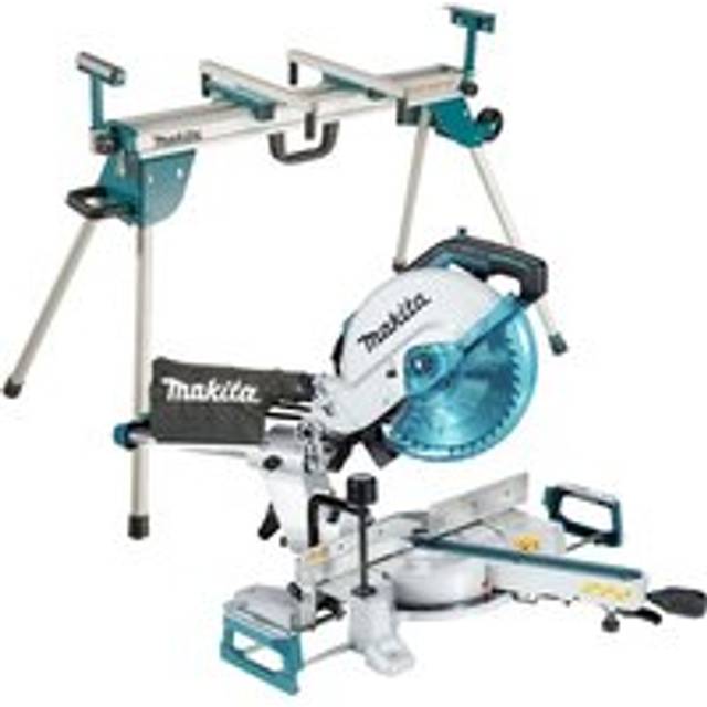 "Makita LS1110F 240v 260mm 10"" Slide Compound Mitre Saw + LED Job Light + Legs"