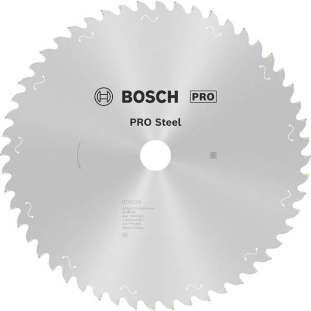 Bosch Pro Circular Saw Blade for Metal Cutting Chop Saws 254mm 52T 25.4mm