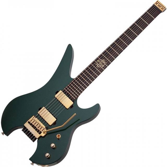 Schecter Synyster Gates Custom 7 TR Headless Oak Green Metallic