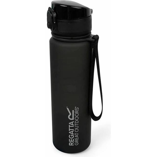 Regatta 0.6 Litre Tritan Flip Lid Bottle Black, Size: One Size