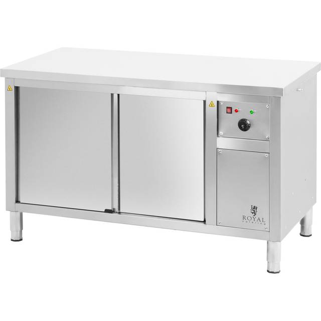 Plate Warmer - 140 x 70 x 85 cm - 30 to 80 °C - Royal Catering RCWC-70140