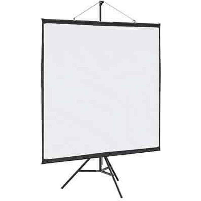 vidaXL Projection Screen with Tripod 72 Inch 1:1 - White