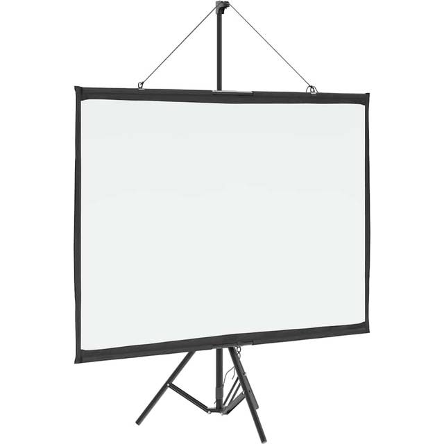 vidaXL Projection Screen with Tripod 50 Inch 4:3 - White