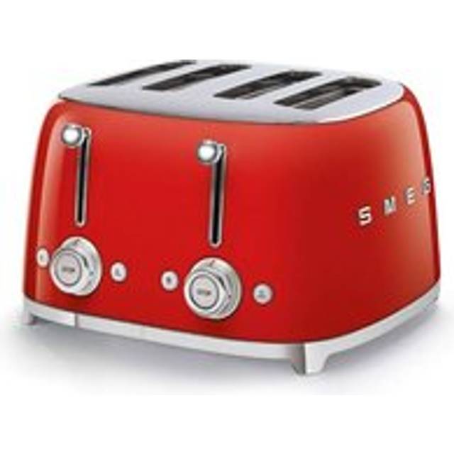 TSF03 Retro 4-Slice Toaster - Red - One Size