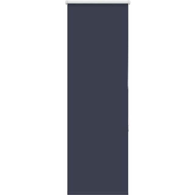 vidaXL Roller Blind Blackout Marine 40x130 cm Fabric Width 35.7 cm Polyester - Blue