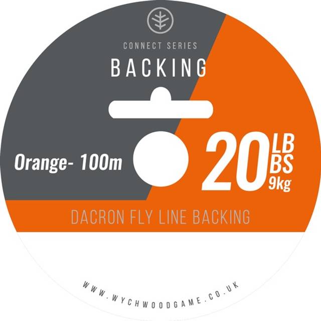 Wychwood Dacron Fly Line Backing - 20LB Orange 100m