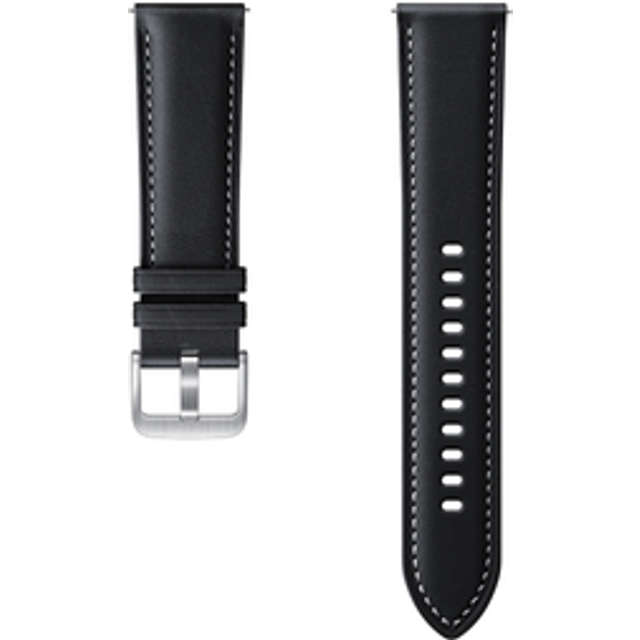 Samsung Stitch läderarmband ET-SLR84, klockarmband för Galaxy Watch3 med 22 mm basbredd, äkta läderarmband i brunt