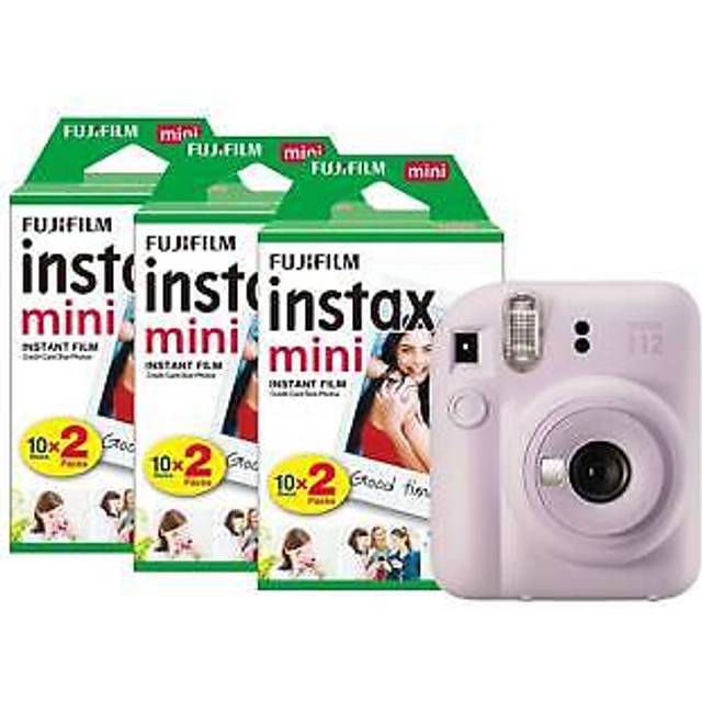 Fujifilm Instax Mini 12 Instant Camera with 60 Shot Film Pack Lilac (16806133+3x2PK)