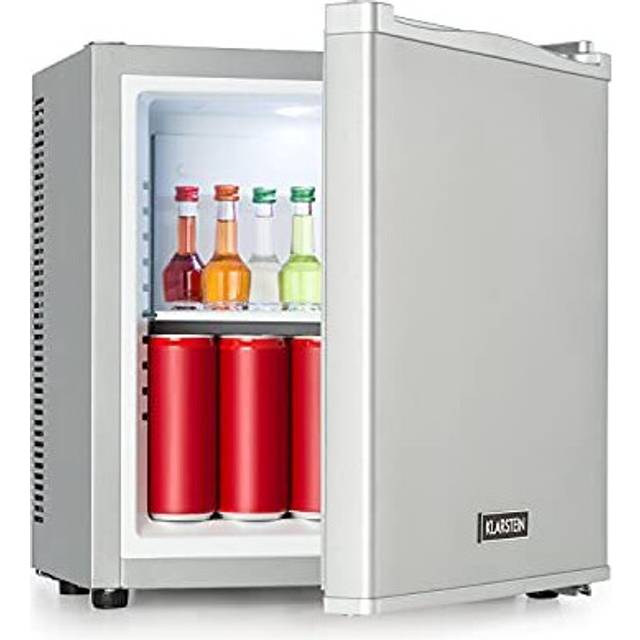Klarstein Secret Cool Mini-Fridge - Mini-Bar, Energy Efficiency Class G, 13 L, 45 cm Height, 0 dB, Silent, Noiseless, Cooling range: 5-8  C