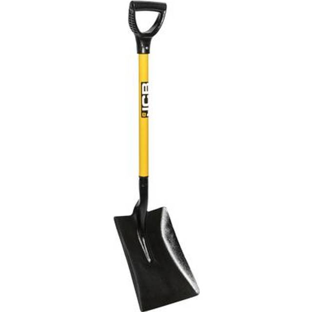 Jcb Tools - jcb 250 x 320mm Square Open Socket Yard Shovel, Carbon Steel Forged Blade